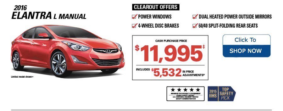Shop 2016 Elantras Now!
