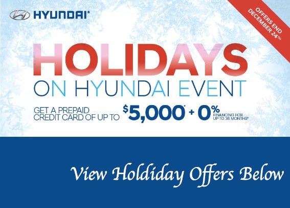 Holiday On Hyundai Event