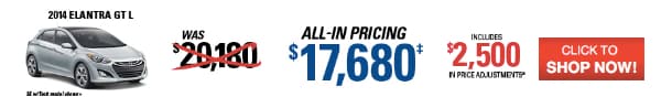 Shop 2014 Elantras!