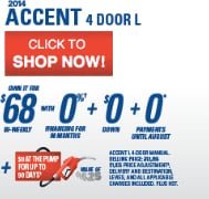 Shop 2014 Accent!
