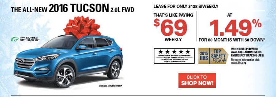 Shop 2016 Tucsons!